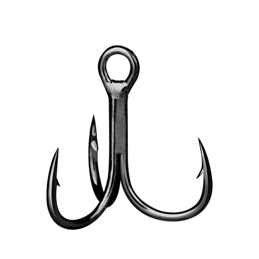 Fishing Treble Hooks Black 