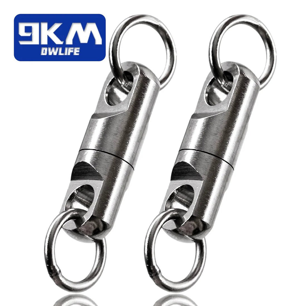 Fishing Connector Rolling Swivel Snap Stainless Steel Fishing