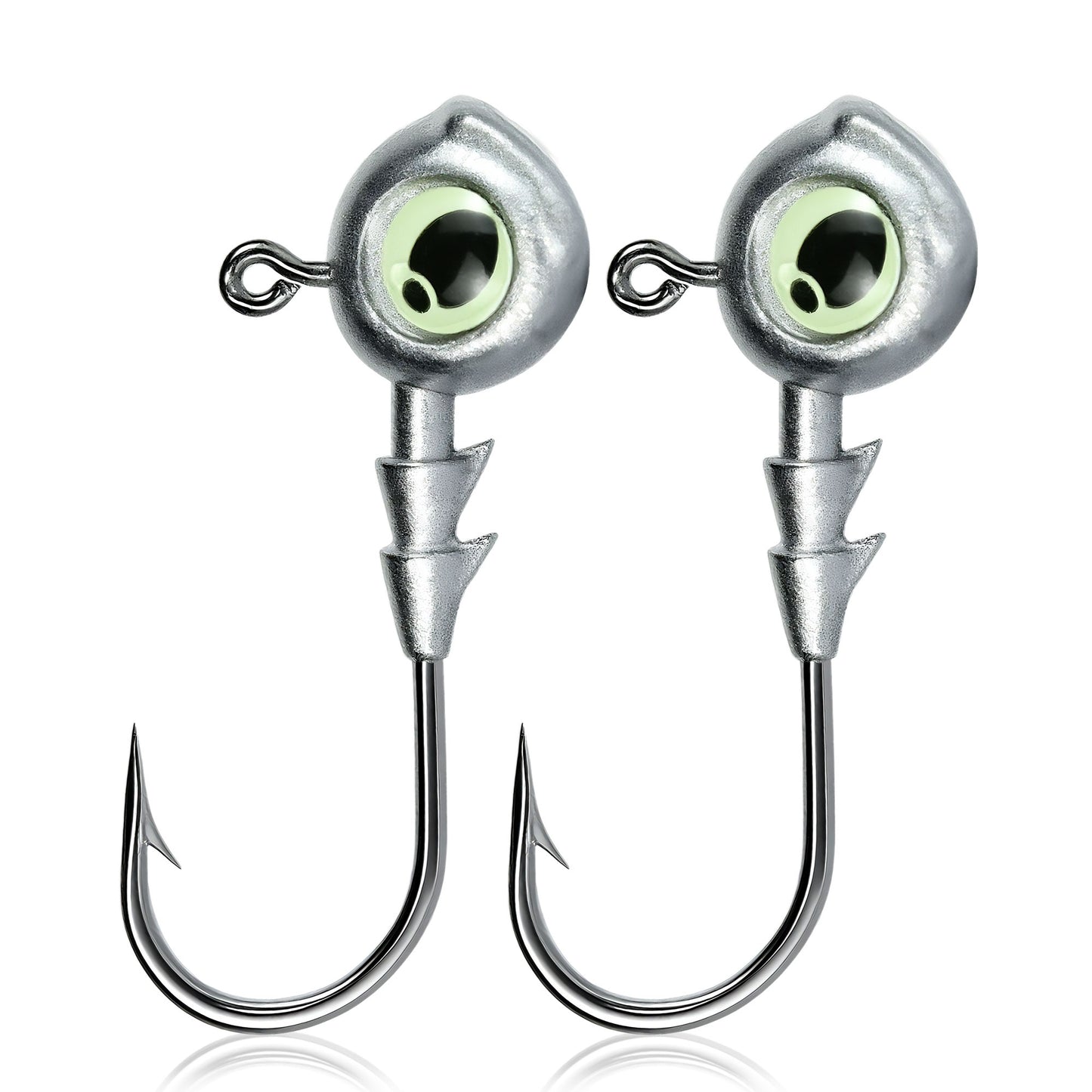 Jig Head Hook with Eyes Luminous 3.5g~10g 