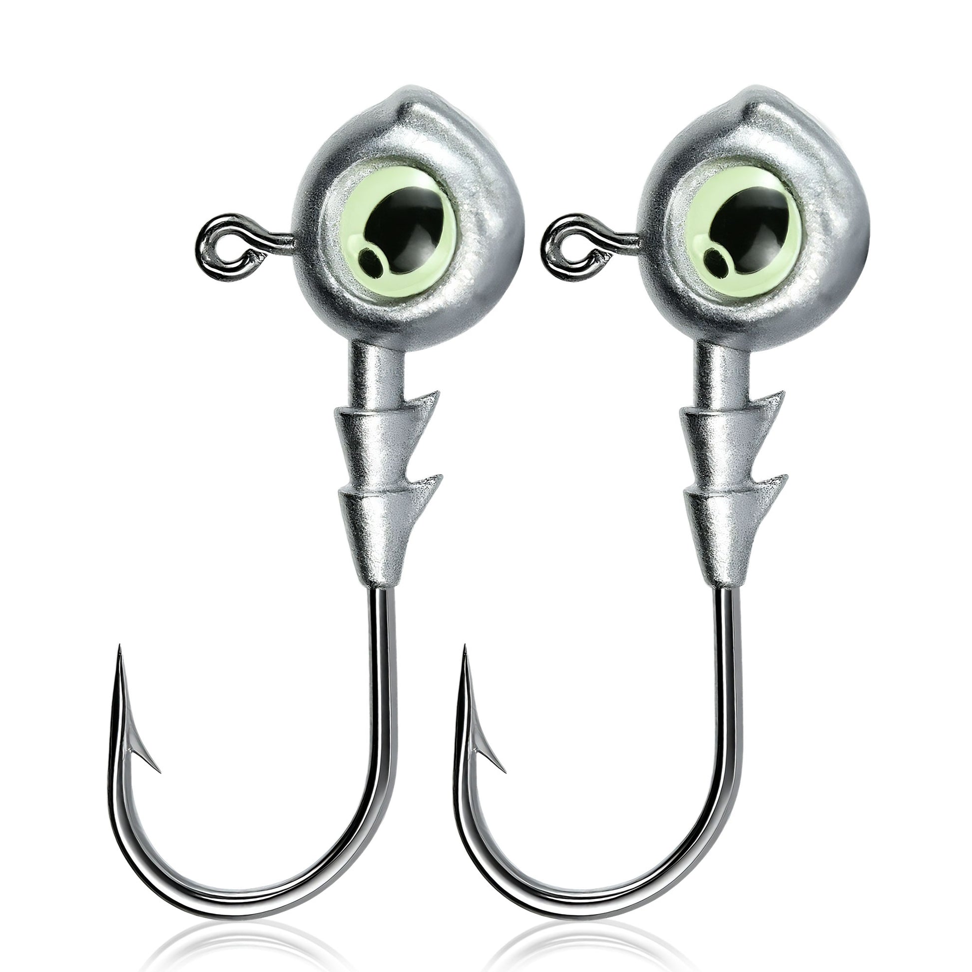 Jig Head Hook with Eyes Luminous 3.5g~10g 