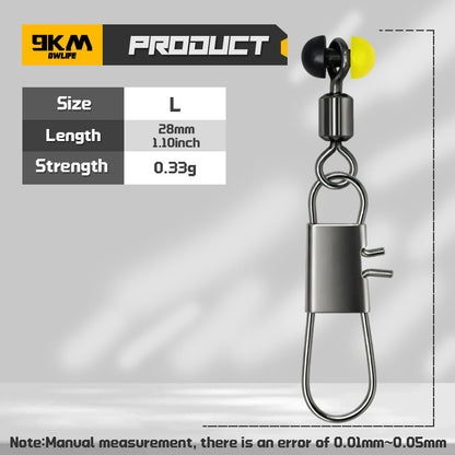 Space Bean 25-100pcs Fishing Float Bobber Stops Space Beans Connectors