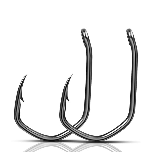 PTFE Coating Sharp Fishing Hooks Barbed Carp Hooks