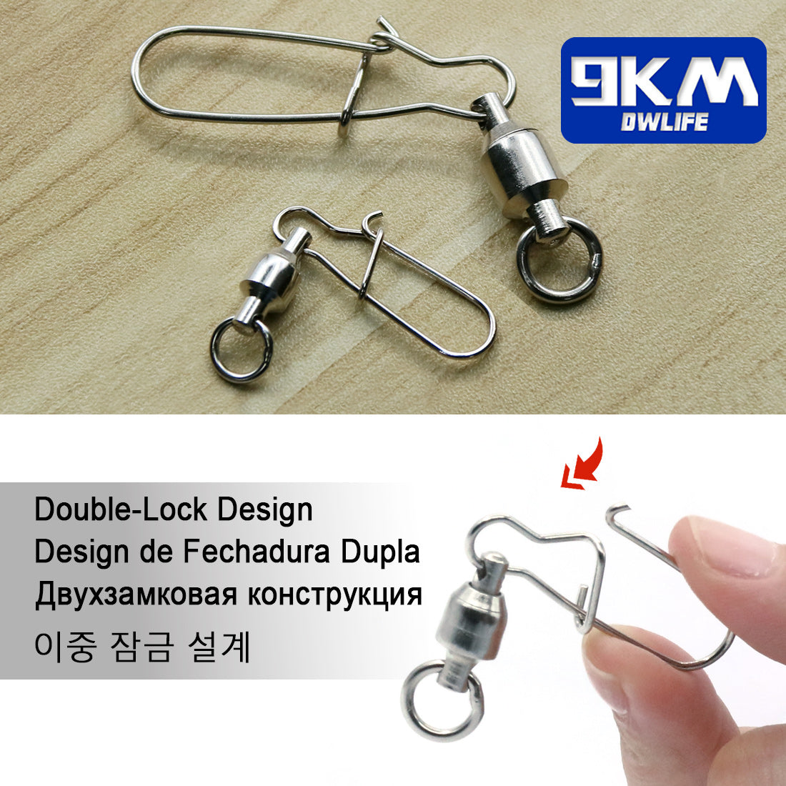 berkley bearing cross-lock snap swivel fishing swivels Ball Bearing Swivels Duolock Snap – 9km-dwlife