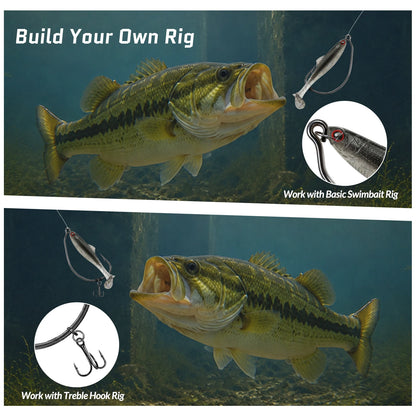 9KM 30 Degree Jig Hook 25pcs Extra Wide Gap EWG Worm Hook for Bass Fishing Weedless Swimbait Hook