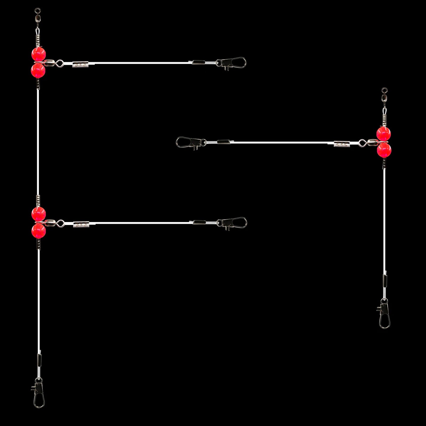 Hook Connectors 3 Way Swivel Fishing Rig Set