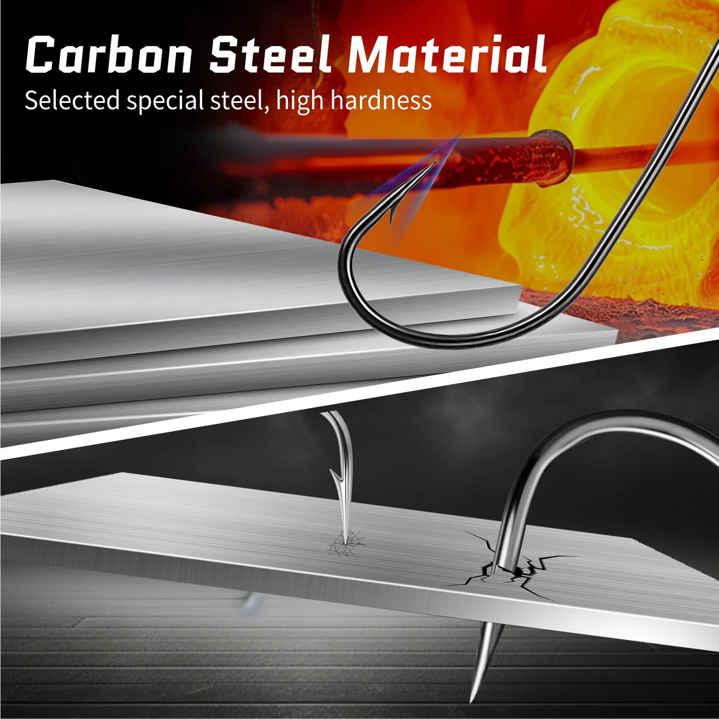  Long Shank Fishing Hook