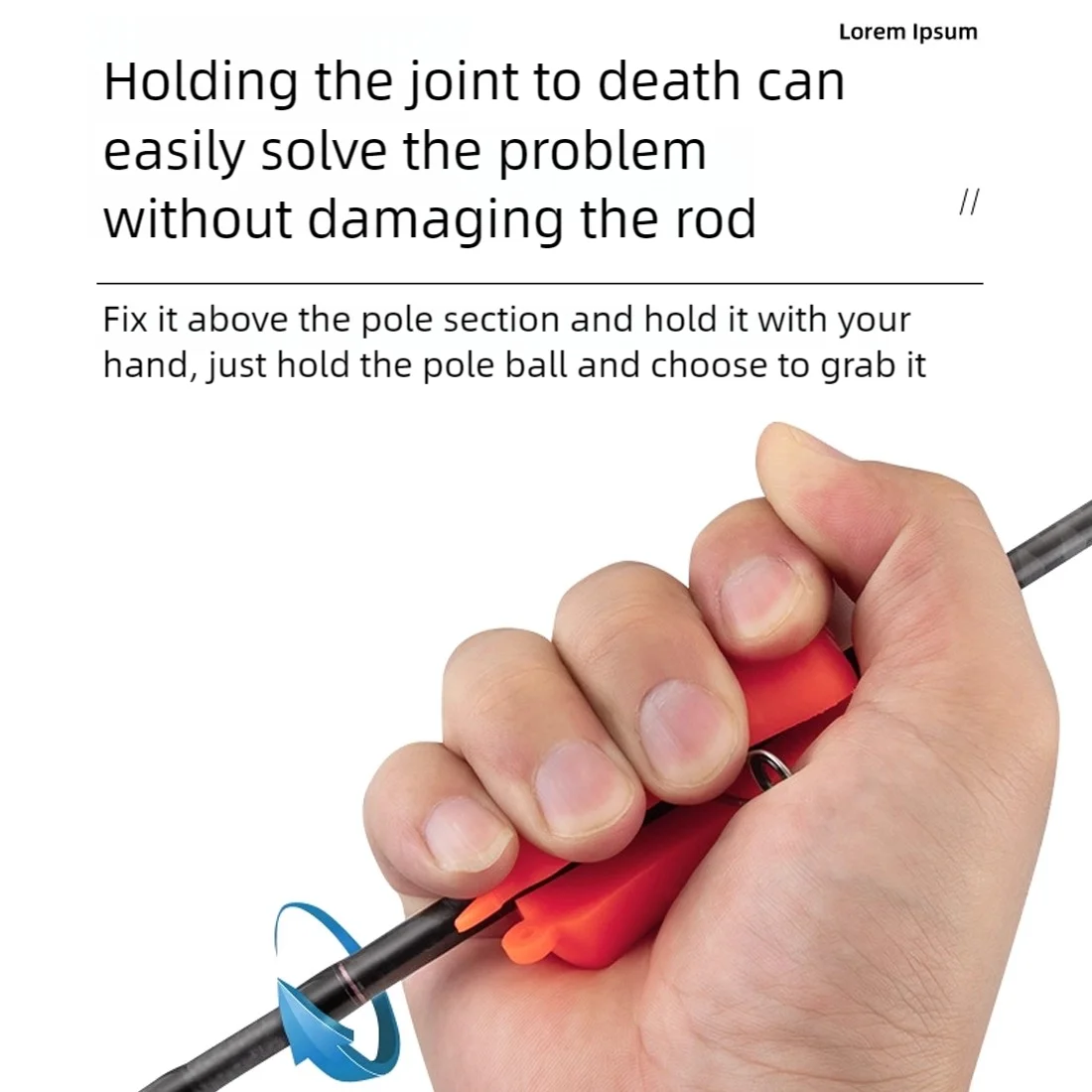 Fishing Rod Clip with Rod Lure Hook Holder Protector