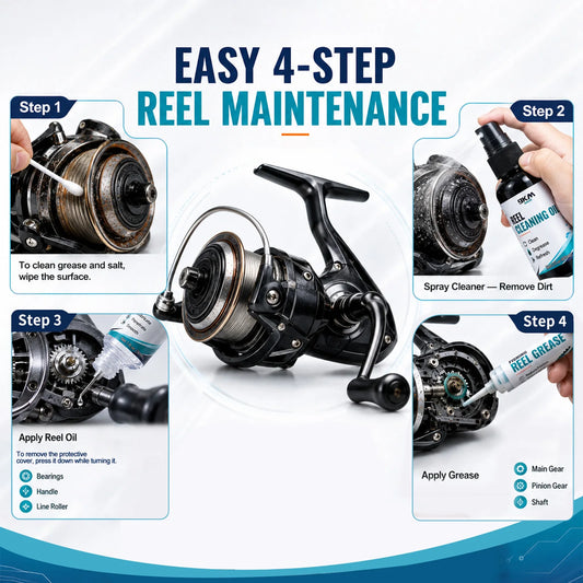 9KM Fishing Reel Cleaning Oil Kit