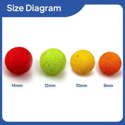 9KM 30pcs Carp Fishing Bait Foam Pop Up Soft Pellets Boilies Eggs/Floating Ball Beads Feeder Artificial Carp Baits 8-14mm