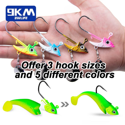 Fishing Swimbait Jig Head Hook Triangle Jig Head