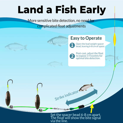9KM Carp Fishing Accessaries with Hook