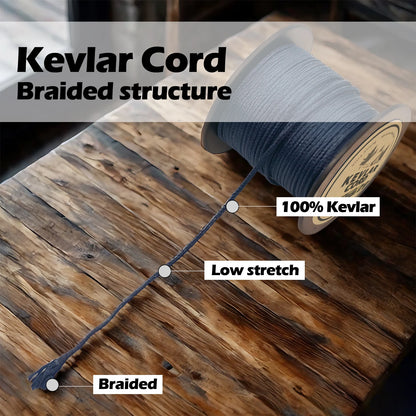 Blue Braided Kevlar Line