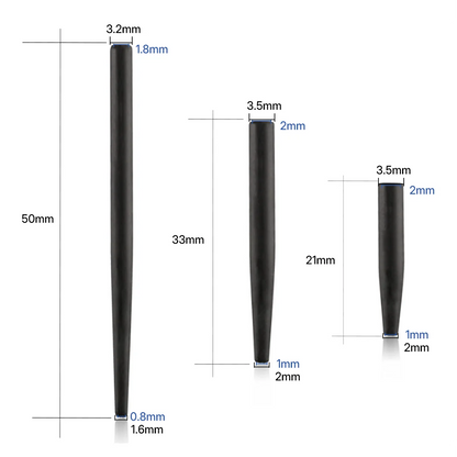 9KM Tungsten Rig Sleeve 10pcs Anti Tangle Sleeves Hair Rig Lead Weight Sinking Carp Accessories