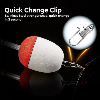 Space Bean 25-100pcs Fishing Float Bobber Stops Space Beans Connectors