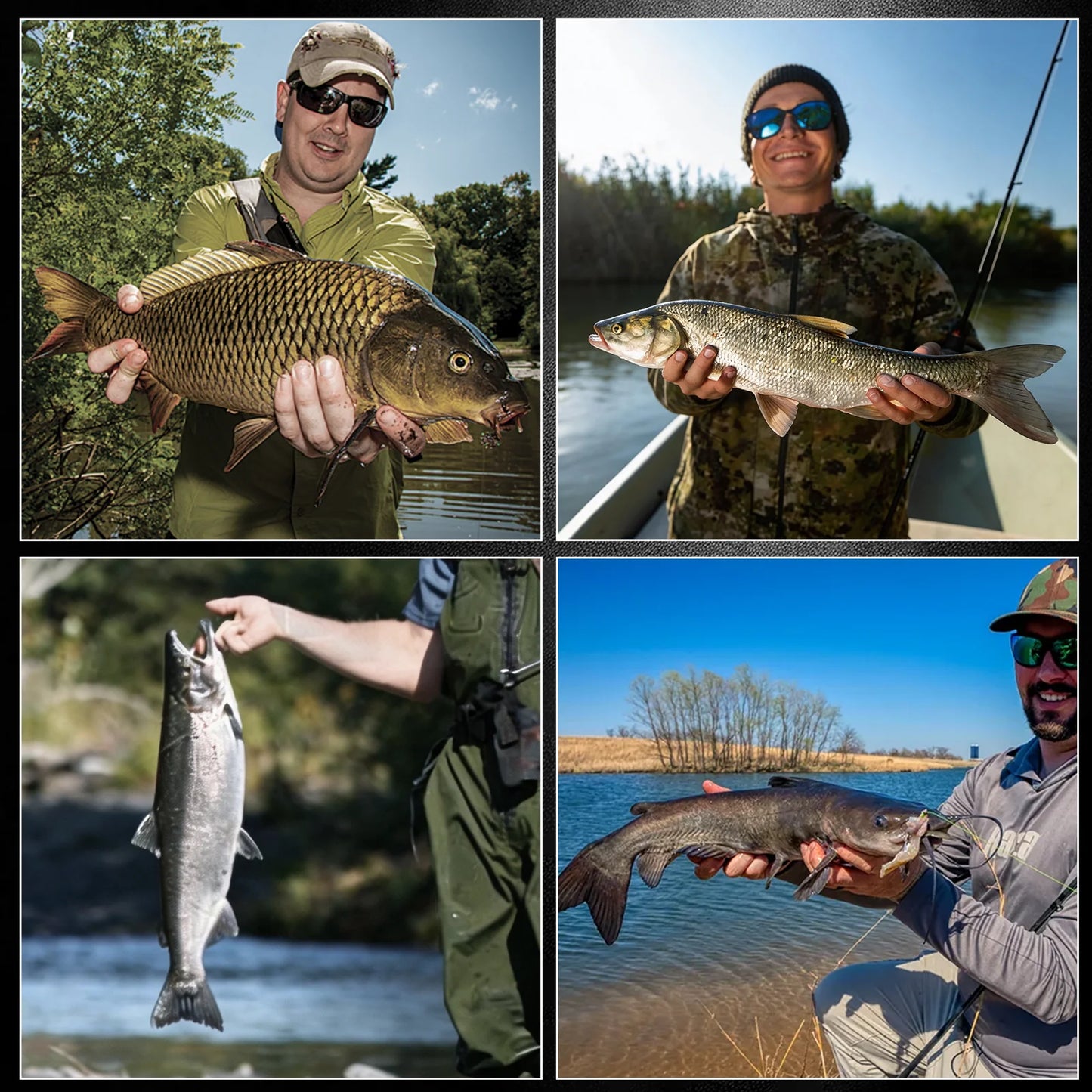 9KM Baitholder Fishing Hook Rig 10pcs Pre-Rigged Catfish Rig with Leader Line Double Barbed Long Shank Offset Hook Rig