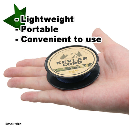 150lb-1500lb Blue Braided Kevlar Line