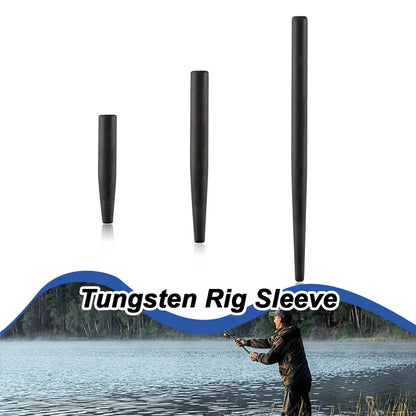 9KM Tungsten Rig Sleeve 10pcs Anti Tangle Sleeves Hair Rig Lead Weight Sinking Carp Accessories