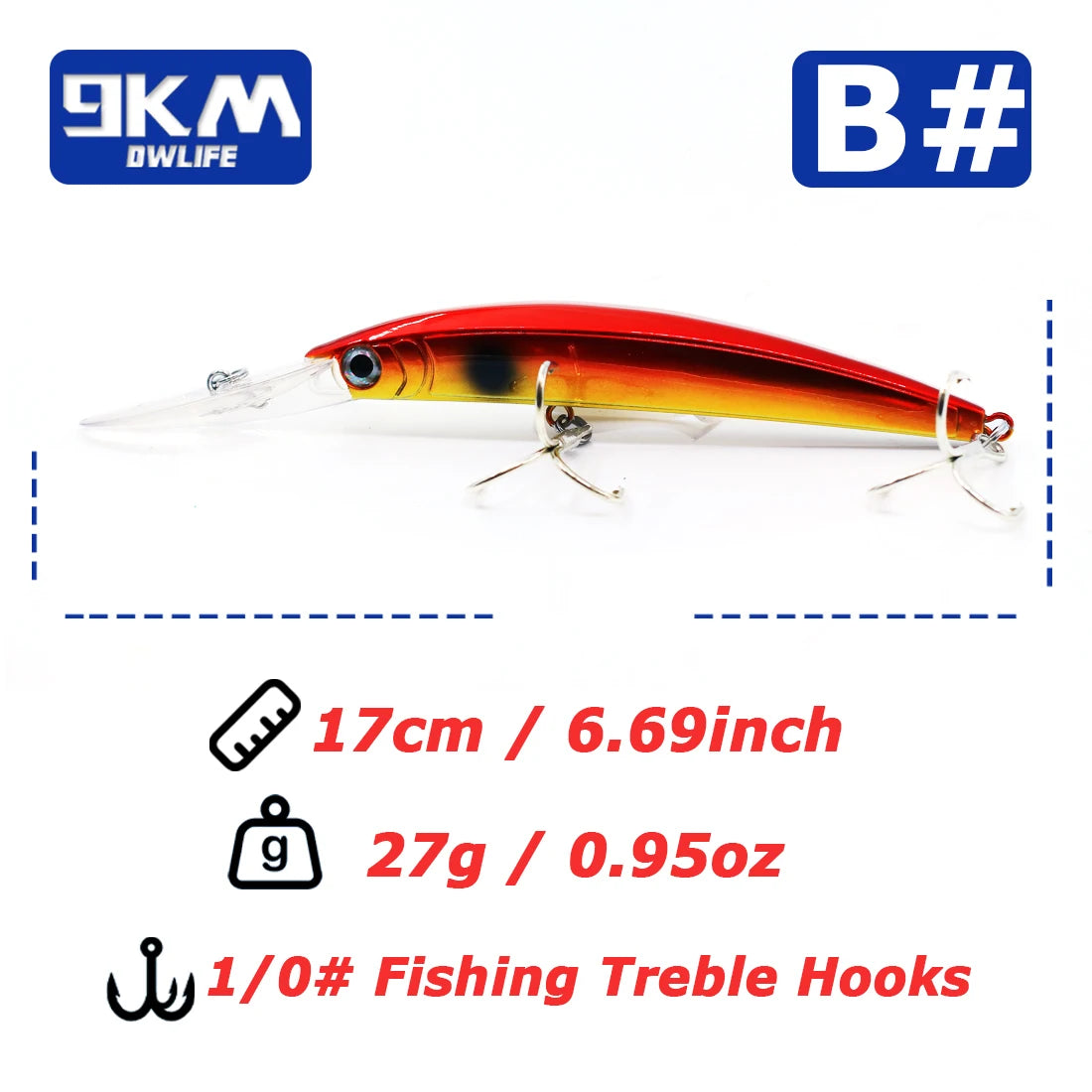 Minnow Deep Diving Lure Saltwater 27g Jerkbait Hard Bait Fishing Sinki – 9km-dwlife Minnow Deep Diving Lure Saltwater 27g Jerkbait Hard Bait Fishing Sinki – 9km-dwlife