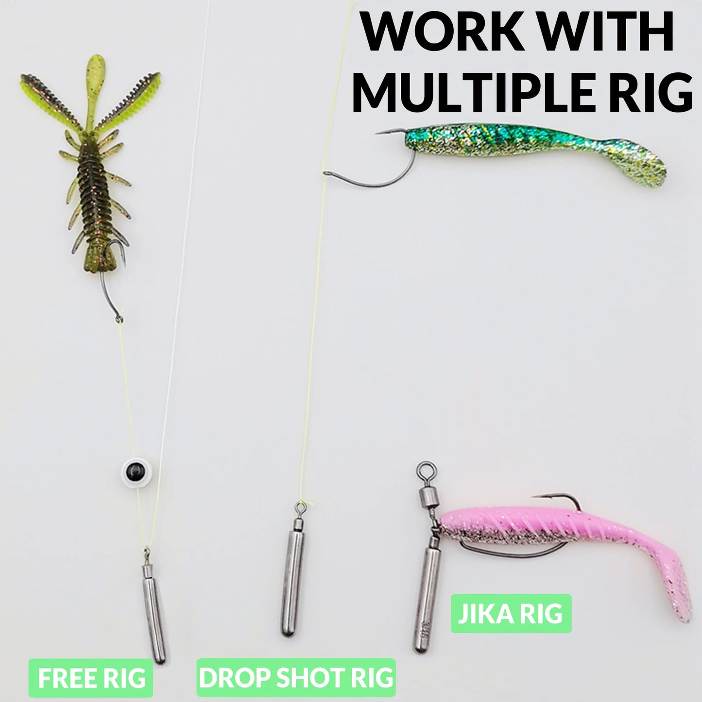 5-20pcs Fishing Weights Sinkers