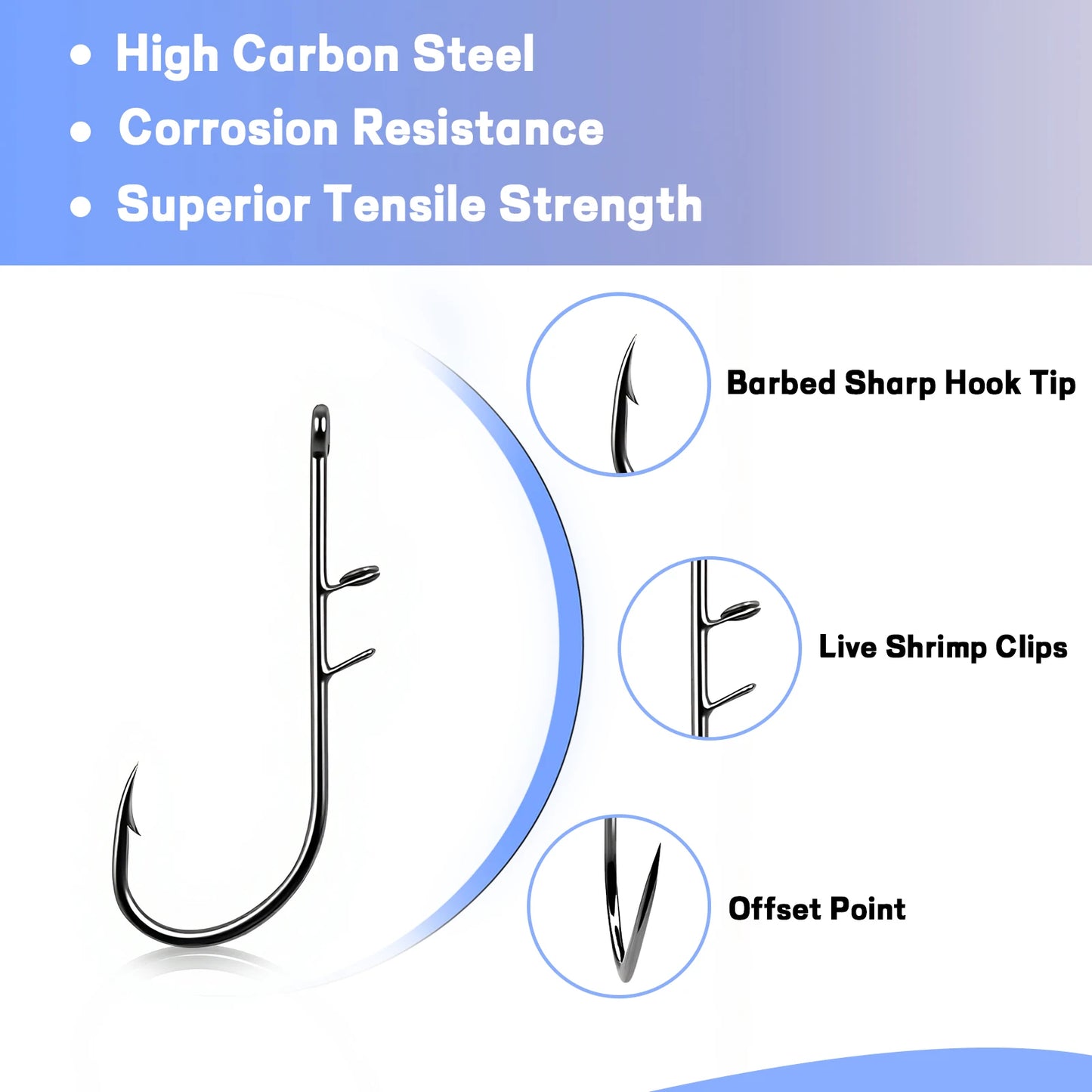 Live Shrimp Hooks Baitholder Fishing Hook