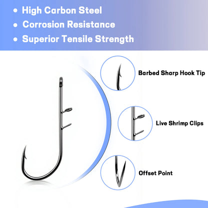 Live Shrimp Hooks Baitholder Fishing Hook