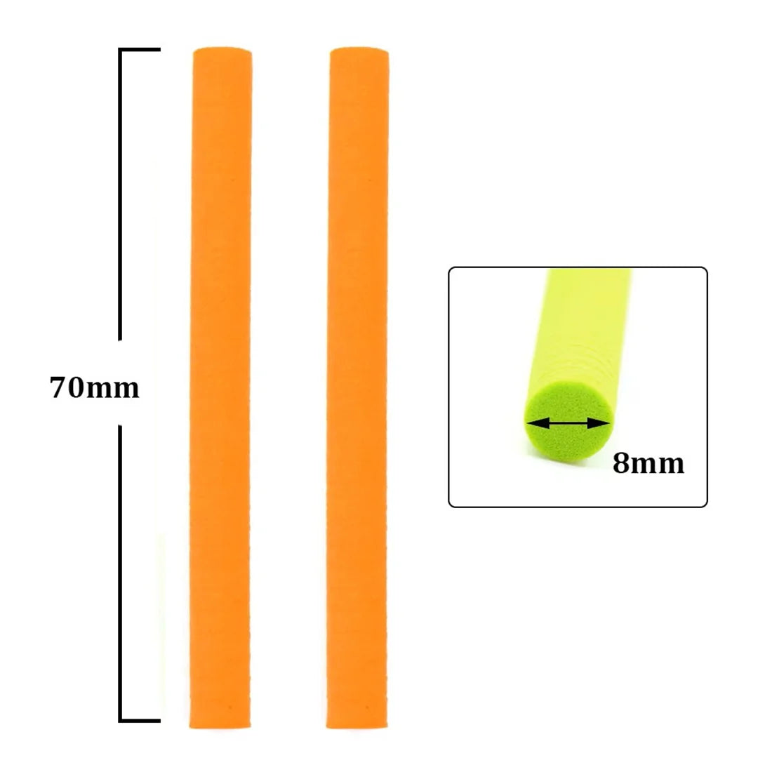 EVA Carp Fishing Foam 5pcs Float Designed for Fly Tackle 8mm Lightweight Portable Tackle Accessory