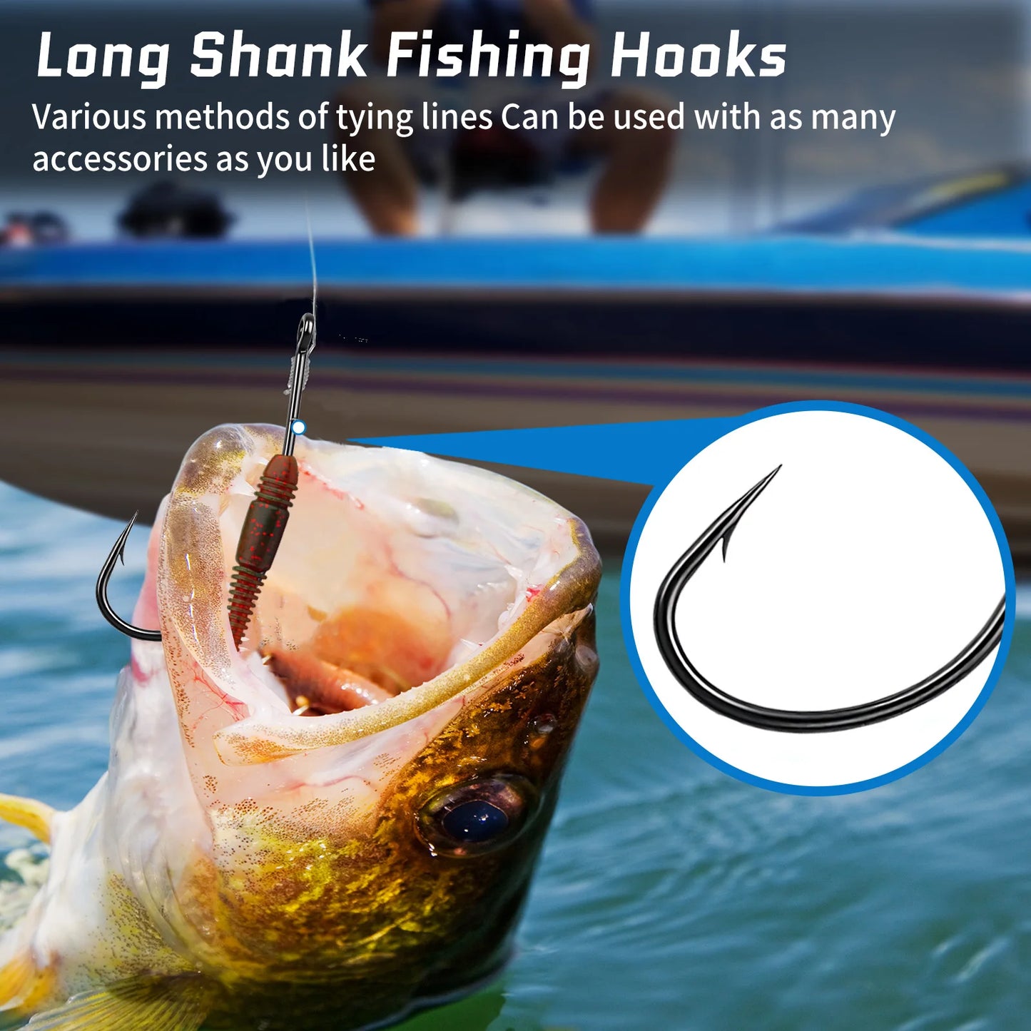  Long Shank Fishing Hook