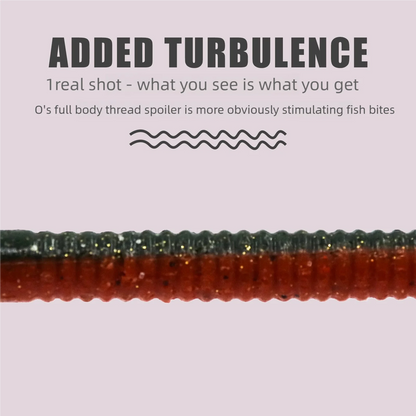 Soft Fishing Worm Lures for Bass Plastic Worm Stick Baits