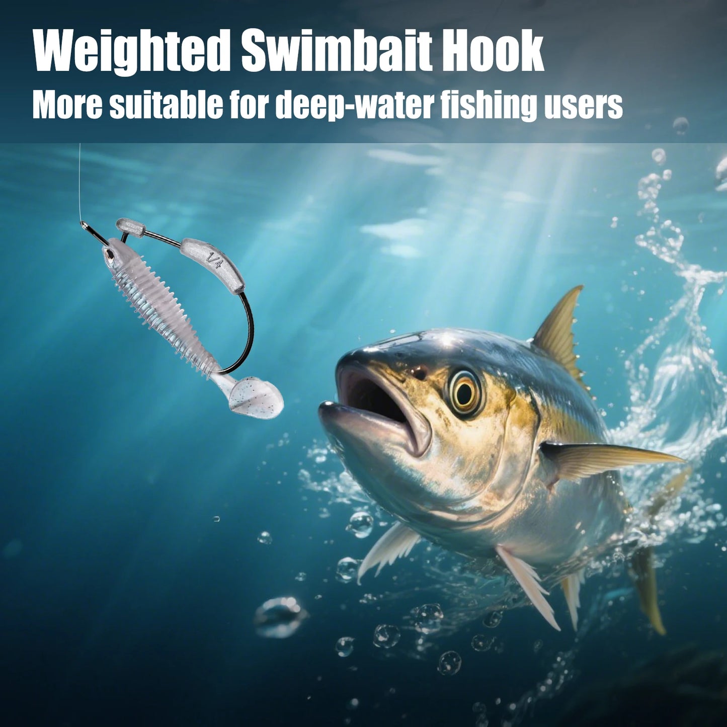 Ewg Hook with Weighted Worm  Hook