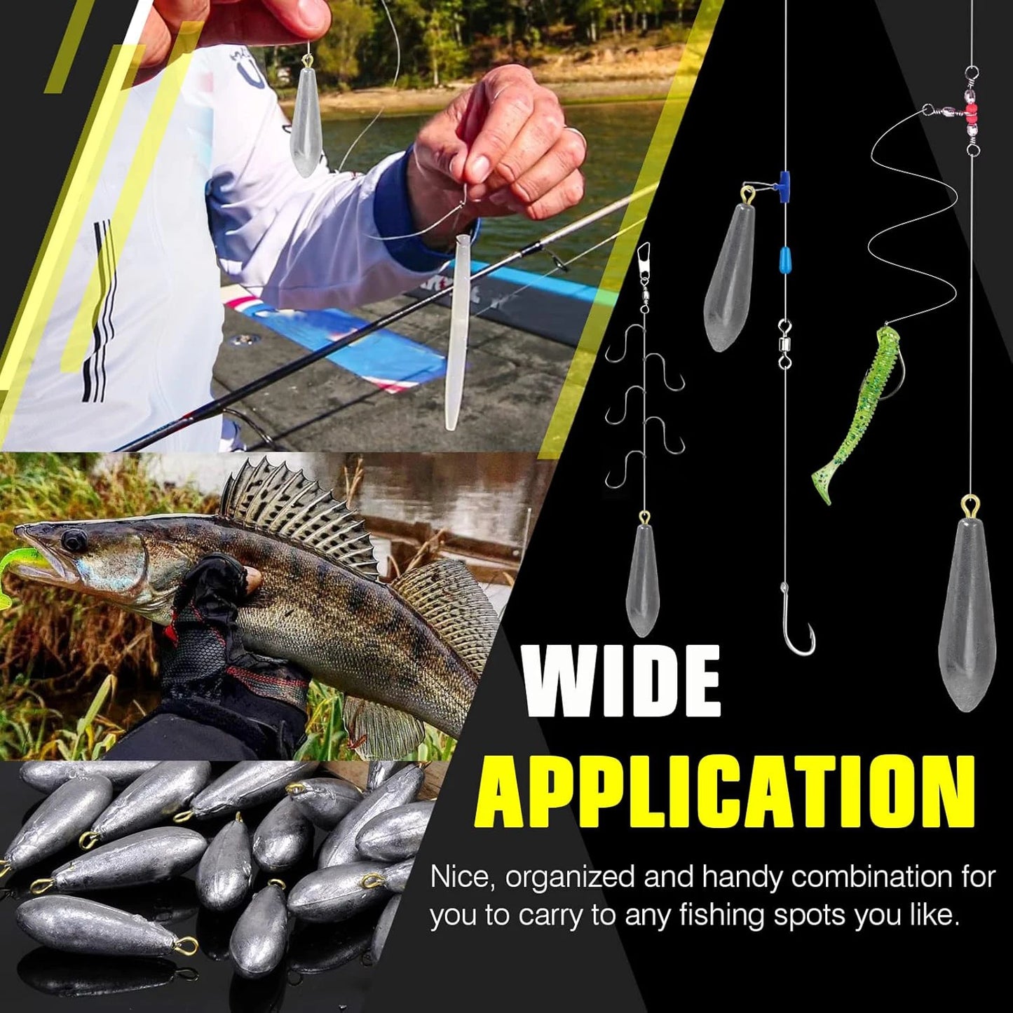 Fishing Weight Sinker 5pcs Drop Shot Fishing Lead Weight