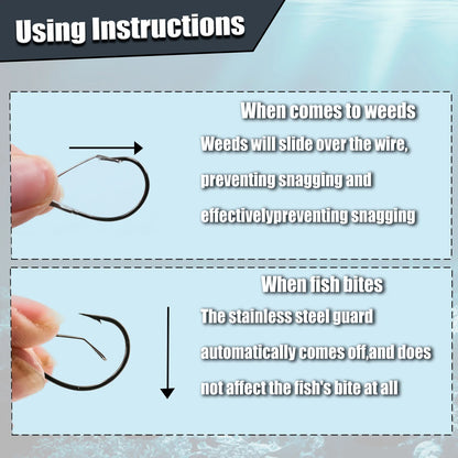 Weedless Wacky Rig Hooks