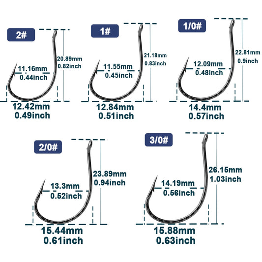 Drop Shot Rig Bass Fishing Hooks