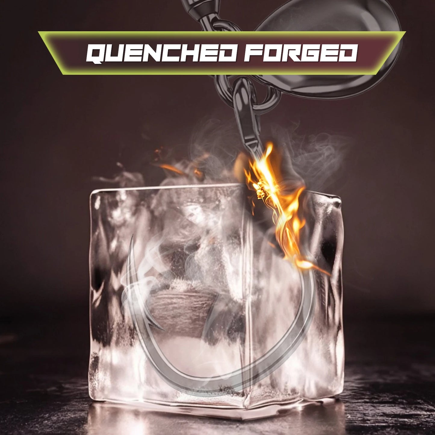 Fishing Hook Big with Swivel&Spoon Live Bait Hook Circle Hooks