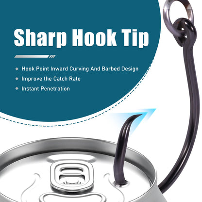 Circle Hooks Fishing with Ringed Eye