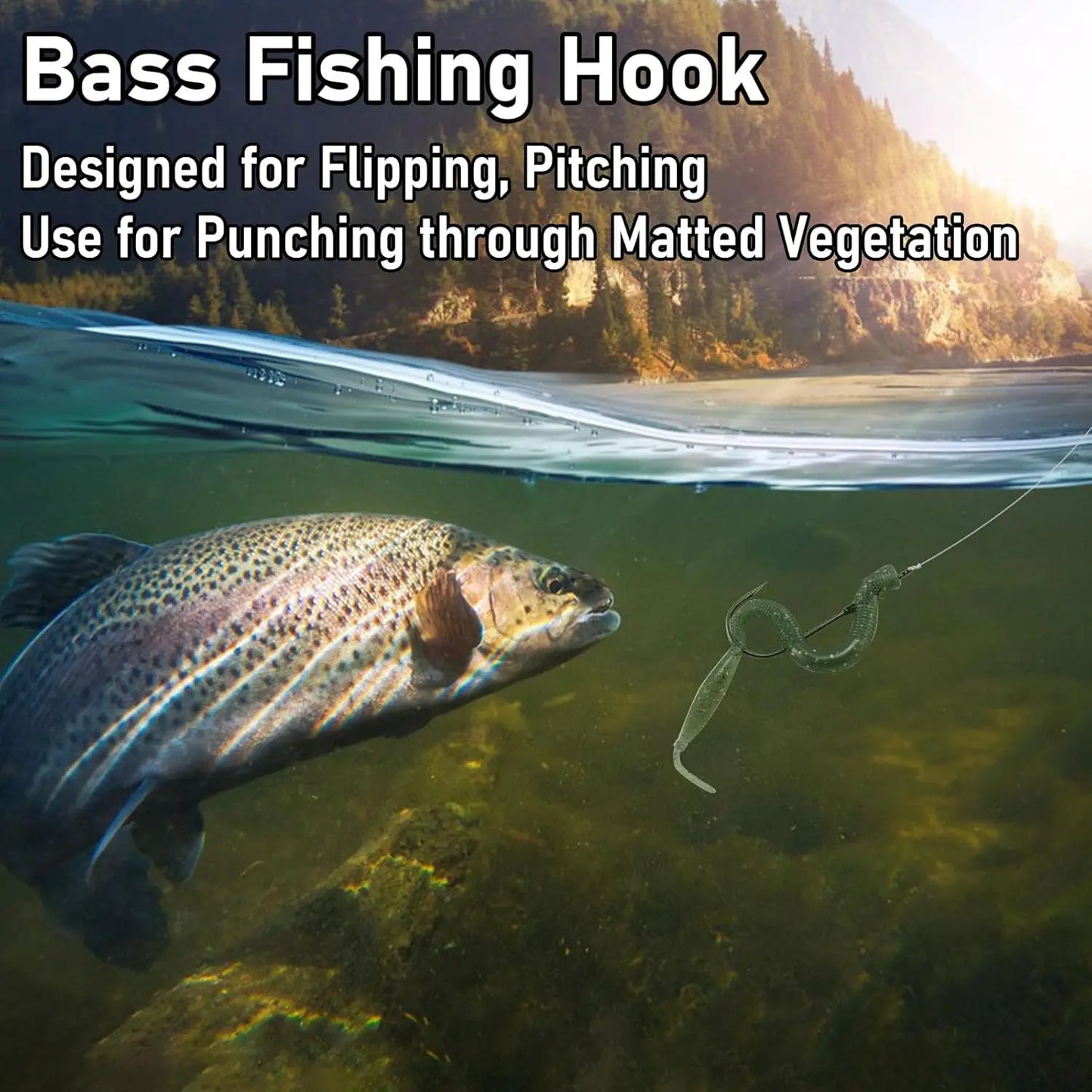 Baitholder Worm Hook 10-30pcs