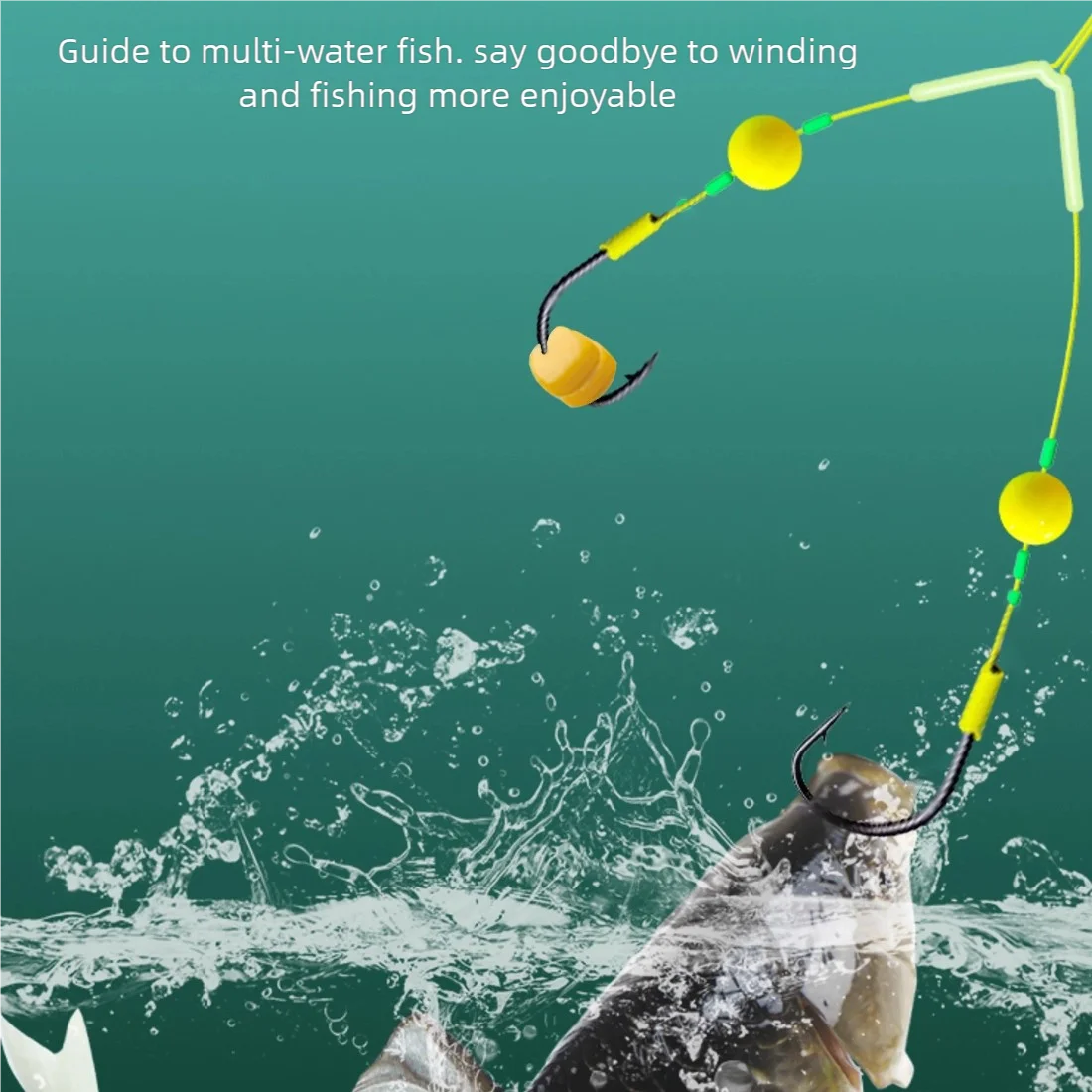 Fishing Double Reverse Hook Fishing Rig