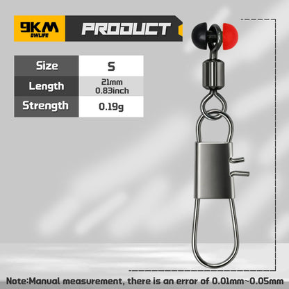 Space Bean 25-100pcs Fishing Float Bobber Stops Space Beans Connectors