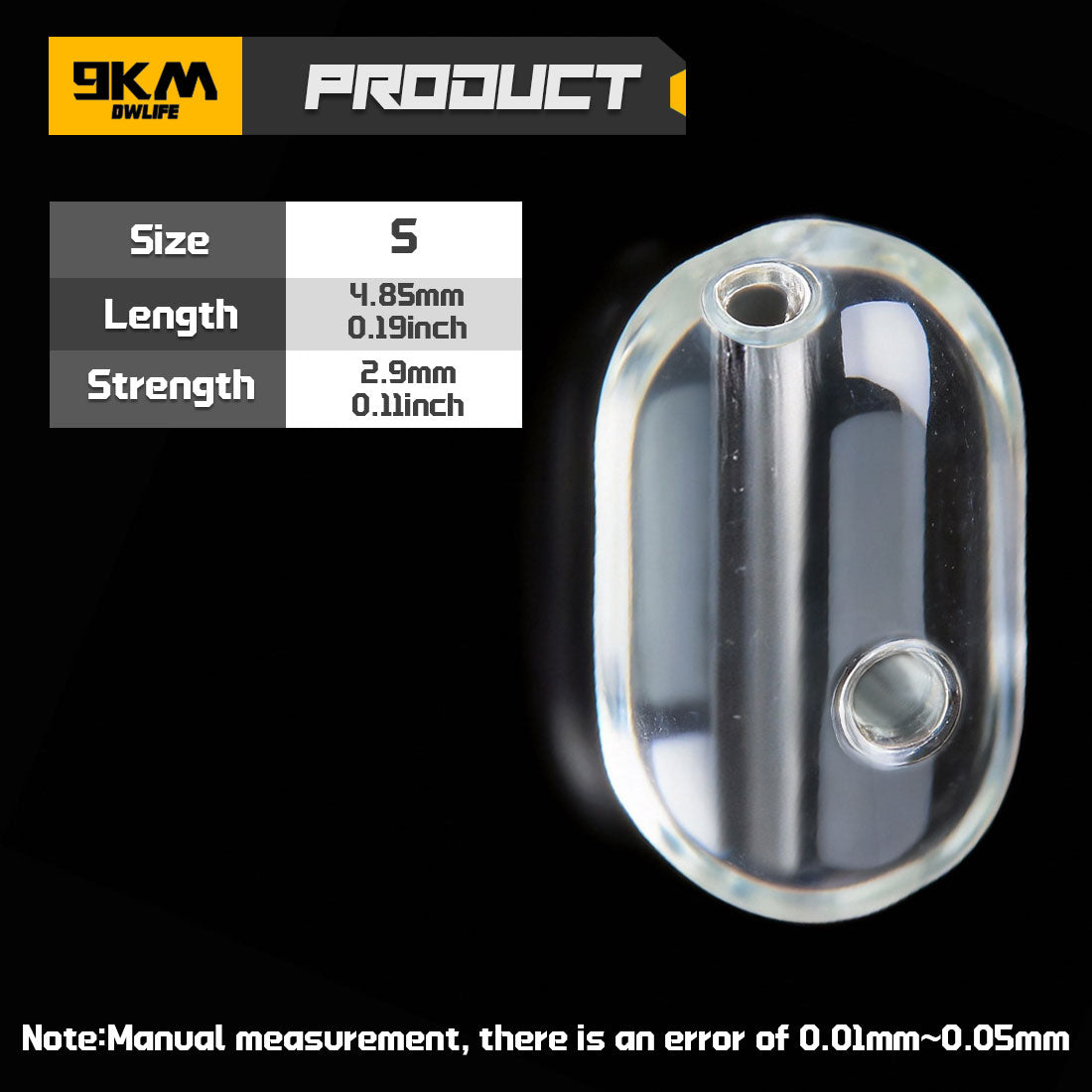 Fishing Bead 50-200pcs Double Cross Hole Beads Fishing Bait Stopper Beads 