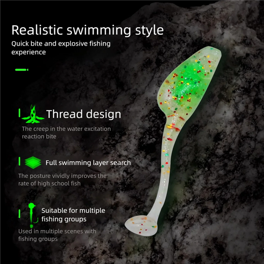 Swimbaits Lure 4.8cm Soft Plastic Lure Tail