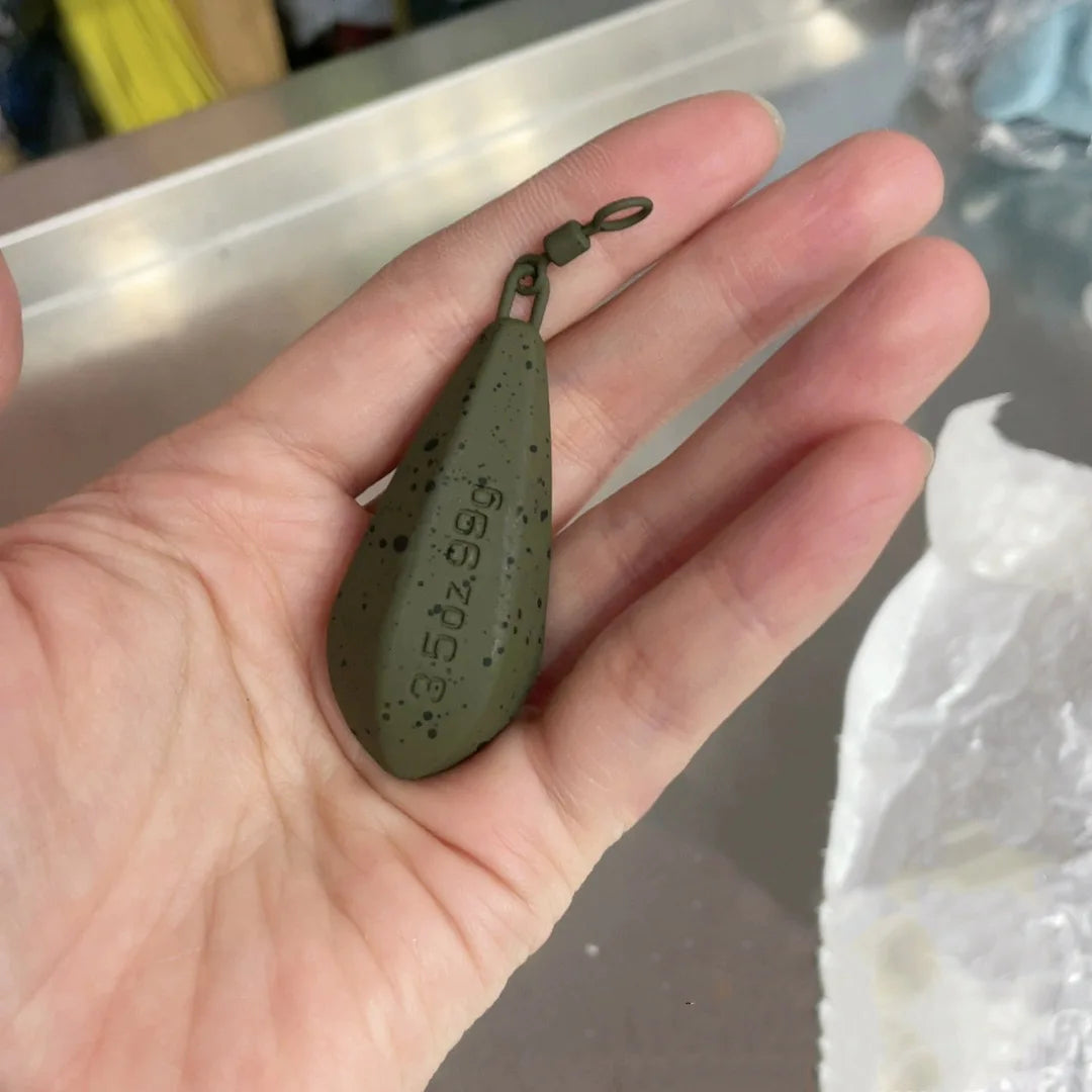 Fishing Lead Sinker with Barrel Swivel 3pcs Carp Fishing Weight 57-113g