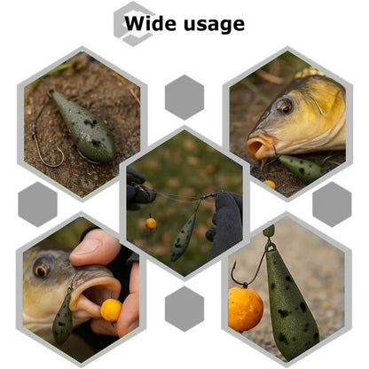 Fishing Lead Sinker with Barrel Swivel 3pcs Carp Fishing Weight 57-113g