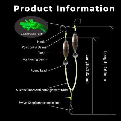 9KM Carp Fishing Accessaries with Hook