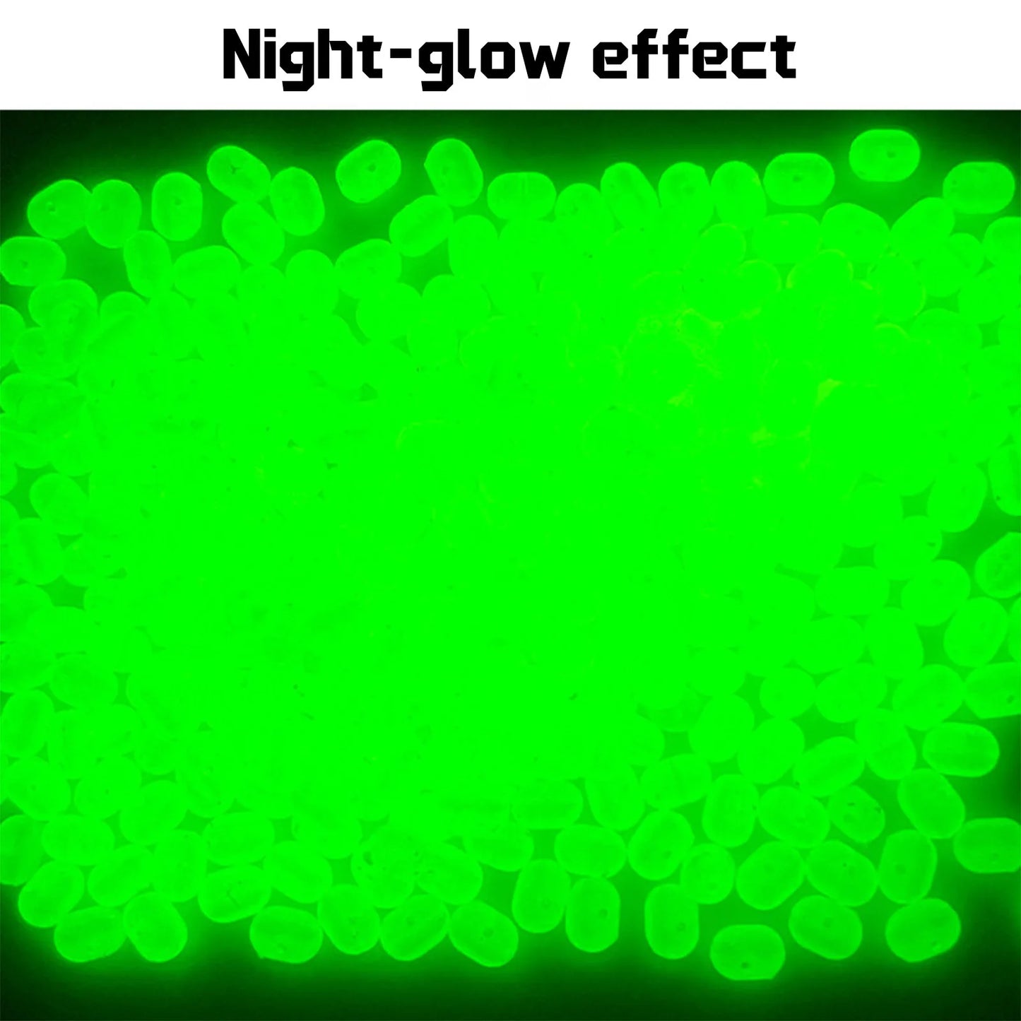 Fishing Bead 50-200pcs Double Cross Hole Beads Fishing Bait Stopper Beads 