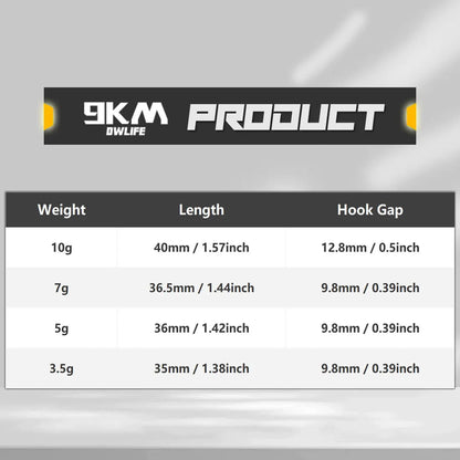 Jig Head Hook with Eyes Luminous