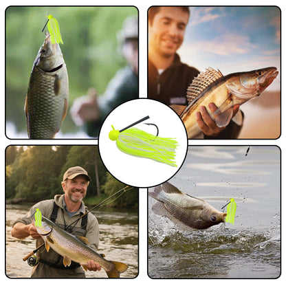 Chatterbaits Rubber Jig Lure PVC Blades Swimbait Jig