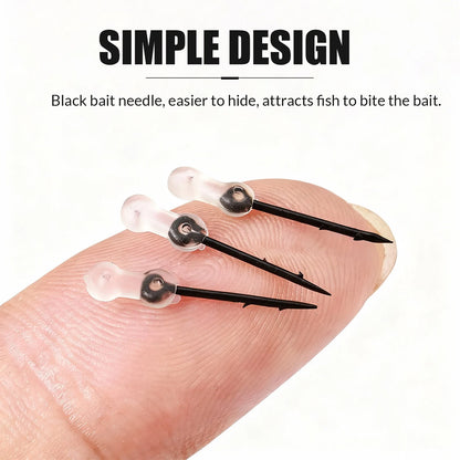 Barbed Silicone Bait Keeper 15-30pcs High Carbon Steel