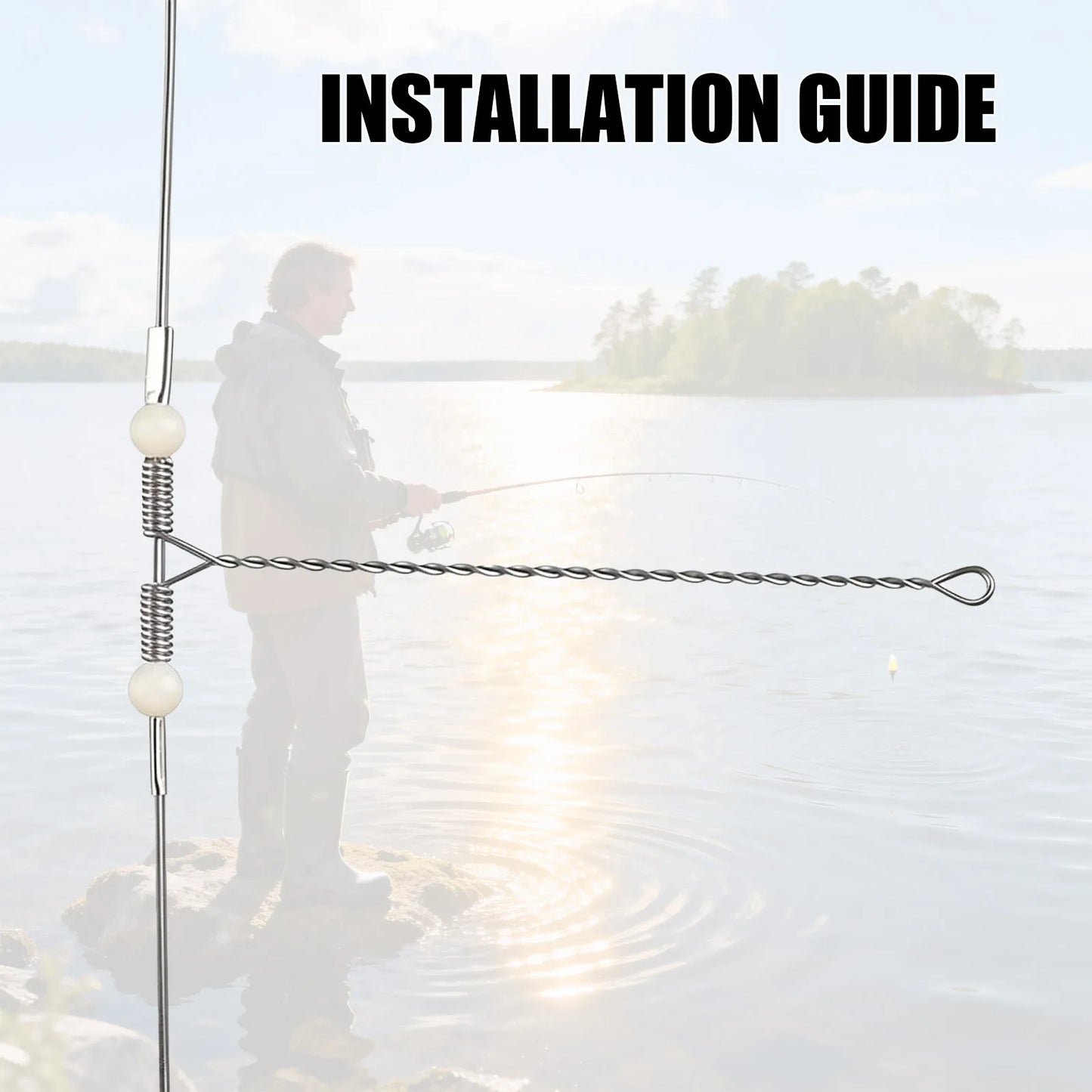 Fishing Balance Connector 50pcs T-Shape Fishing Wire Arm Anti-Tangle