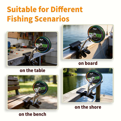 9KM Fishing Line Spooler Portable Fishing Line Winder Machine with Adjustable Tension Control No Line Twist Spooling Station