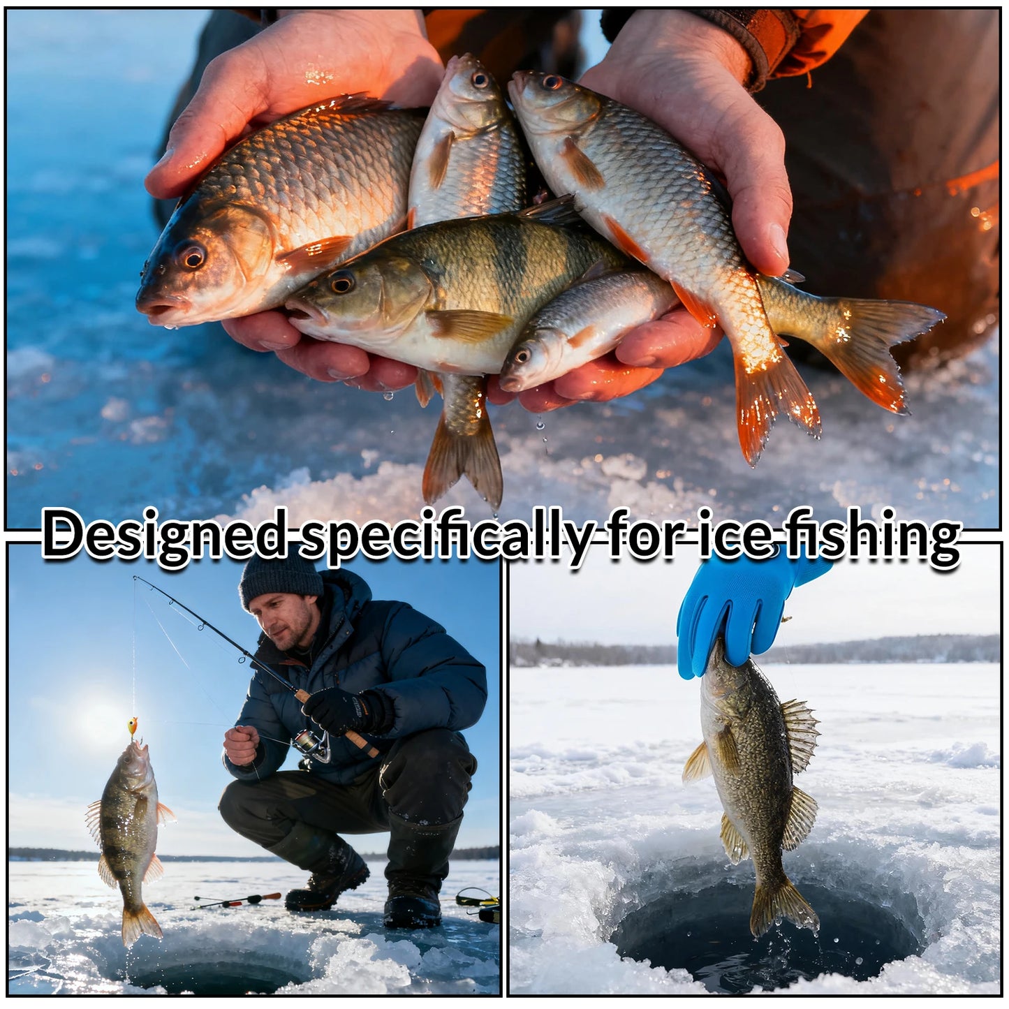 Ice Fishing Jigs and Lures Kit Jig Heads Hook