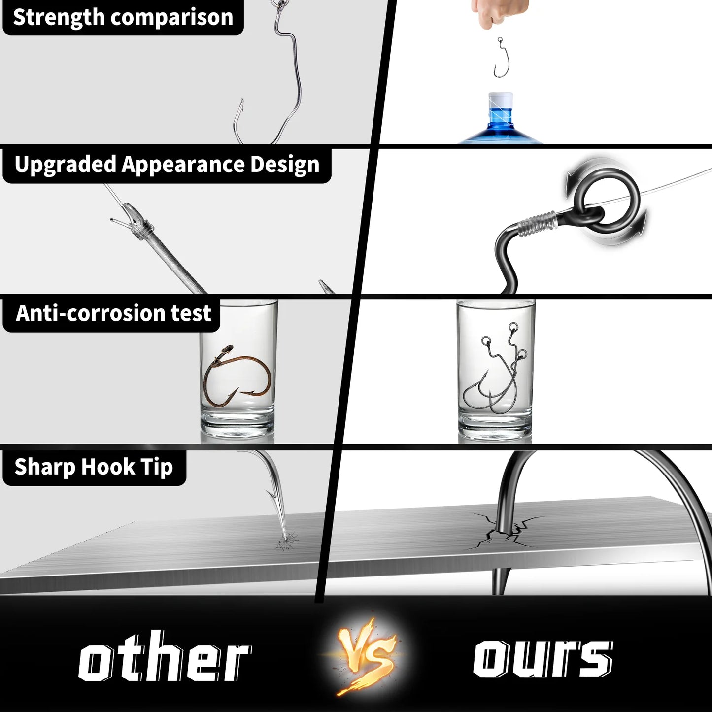 Ewg Fishing Hooks with Ring 